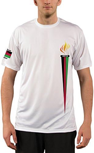 Vapor Apparel Rio Team Malawi Men's UPF Performance T-shirt XXX-Large White