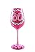 Top Shelf Decorative 60th Birthday Wine Glass, 1 Count, Pink