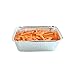 PARTY BARGAINS 5 Lb. Aluminum Foil Pans with Lids - 50 Count Set with Board Lids, 9 x 7 Inches Oblong Pan Food Container for Hot and Cold Use (Max 240°C)