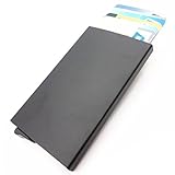 Credit Card Holder RFID Blocking Aluminum Business Card Holder Pop-up Card Case