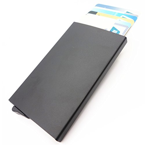 Credit Card Holder RFID Blocking Aluminum Business Card Holder Pop-up Card Case