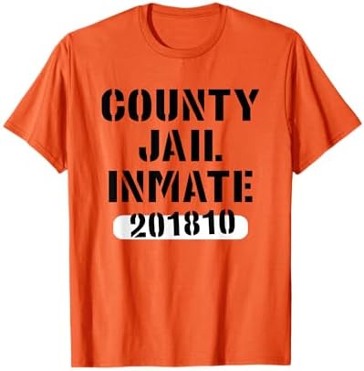 Amazon.com: Cook County Jail Inmate T Shirt - Prison Halloween