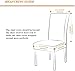 CATSAYS Stretch Chair Covers Christmas Removable Washable Dining Room Chair Protector Slipcovers 4PCS Christmas Home Decor Holiday Seat Cover (B)