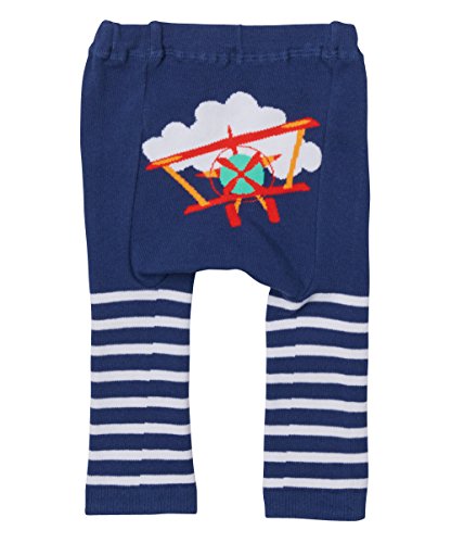 Red Plane Stripe Leggings