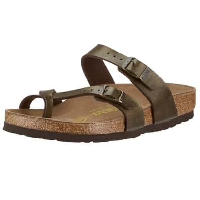 Amazon.com | Birkenstock Women's Mayari Gold Cork Sandals 37 M EU | Slides