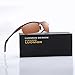 LUOMON Mens Sports Polarized Sunglasses Brown Frame/Brown Lens UV Protection Sunglasses for Men 8177