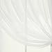 Best Home Fashion CLOSEOUT Wide Width Crushed Voile Sheer Curtain - Antique Bronze Grommet Top - White - 100