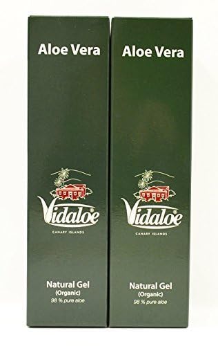 Vidaloe Natural Gel (organic) 98% Aloe Vera x 2 units
