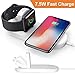 ZDAGO Wireless Charger for Apple Watch, 2-in-1 Charging Pad Stand Compatible for with for iPhone Xs/XS Max/XR/X/ 8/ Plus/Series 4/3/2/1