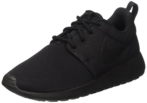 Nike 844994-001 Women's Roshe One Running Shoes, Black/Black/Dark Grey, 11 M US (Nike Fuelband Best Price)