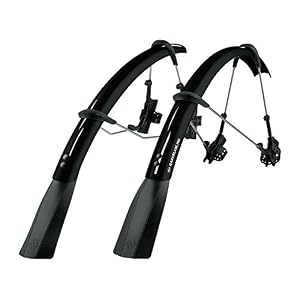 SKS Germany Raceblade Pro & Raceblade Long Mudguard Set, Bicycle Accessories for Road Bike (Bike Protection with Quick…