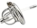 BDSM Ultrashort with Anti Off Lock Stainless Steel Male Chastity Device Belt CD102-4 (cage with 45mm Ring)