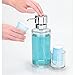 mDesign Plastic Refillable Mouthwash Dispenser and Disposable Cup Storage Organizer for Bathroom Vanity, Countertop, Cupboard - Includes 8 Paper Cups - Lumiere Collection - Clear/Chrome
