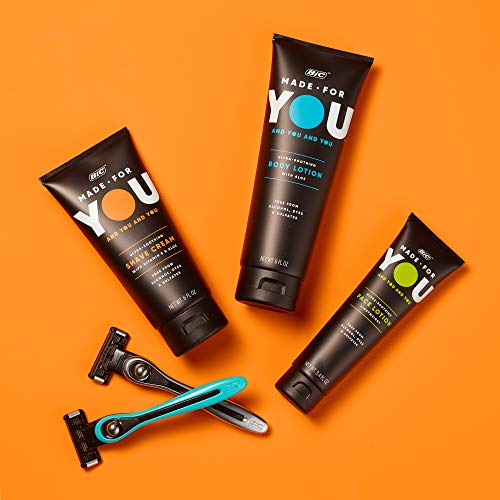 Made For YOU Shaving Cream for Men and Women - Shave Cream with Aloe Vera, Vitamin E, Argan Oil to Help Moisturize and Protect Skin - Premium Unisex Skin Care and Shaving Products - Thumbnail 6