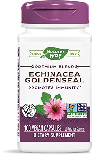 Natures Way, Echinacea Goldenseal Root, 100 Capsules