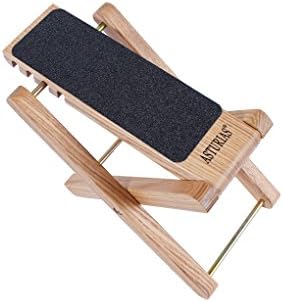 ASTURIAS Beech Guitar Support Foot Stool Folding Anti-slip Surface Durable Footstool