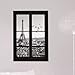 M Y Fly Young Wall Stickers 3D Scenery of Paris Waterproof Wallpaper Room Decals