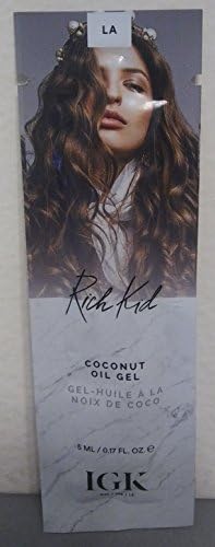 IGK Rich Kid Coconut Oil Gel For Hair, 0.17 oz -Name Brand Perfume Sample-Vials Included