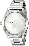 PUMA Women's PU103582001 Bling Metal Silver Analog Display Quartz Silver Watch
