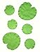 6 x Pond Leaves, Artificial Foliage