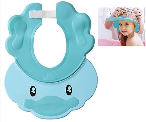 Baby Shower Cap Kids Bath Visor Adjustable Toddler Shower Cap Multi-Purpose Bathing Cap for Protect Infants Toddler Eyes…