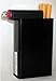 Cigarette Case Black with Built on Lighter Holder Box