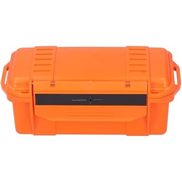Smokus Focus Caja De Almacenamiento Hermética Jetpack Con Lupa Y LED – 87 Mm De Diámetro, Segura Para Niños Y Resistente A Olores (Negro)