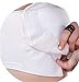 Breathable Super Flat Mesh Lesbian Tomboy Compression 3 Rows Clasp Chest Binders (Medium, White)