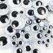 Ifavor123 Wiggle Eyes for Creative DIY Projects - Bulk Pack of Multiple Sizes White and Black Googly Eyes for Crafts (500)