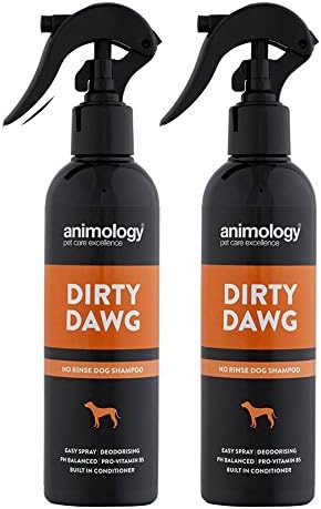 Dirty Dawg Pup No-Rinse Shampoo Dog Spray 250ml, Pack of 2, 250 ml (Pack of 2)