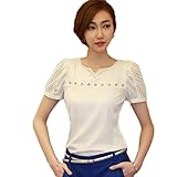 Blouses,Toraway Women Lace Summer Shirt V Neck Doll Chiffon Blouse Tops (XX-Large)