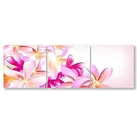 signwin-3 Piece Canvas Wall Art-Romantic Flower-Canvas Prints Home Artwork Decoration for Living Room,Bedroom - 12