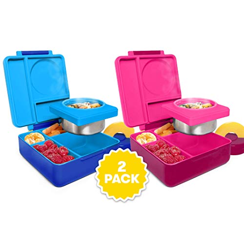 4-Pack Silicone Lid Seals For Omiebox – Food-Safe, Leak-Proof Gaskets For Kids’ Lunch Boxes (Purple, BPA-Free)