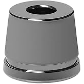 Rockwell Minimalist Premium Chromed Brass Safety Razor Stand | Elegant Design, Elegant Display Solution for Your Rockwell T, 6C, 2C, or 6S Safety Razor | Premium Stainless Steel Gunmetal (over Brass)