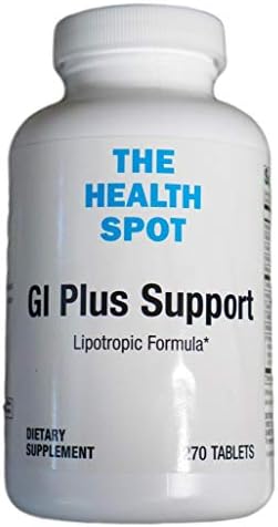 The Health Spot GI Plus Support Lipotropic Formula - Digestive Support Healthy Fat Metabolism Supplement, Supports Liver, Gallbladder, Digestion Non-GMO, Vegan, Gluten Free, Soy Free. 270 Tablets.
