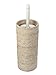 KOUBOO 1030058 La Jolla Hand Woven Rattan Toilet Roll Stand Pendant Lamp, 17.145 x 17.145 x 52.07 cm, White Wash