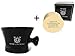 Henry Cavendish Himalaya Shaving Kit with - Shaving Soap with Shea Butter & Coconut Oil. Long Lasting 3.8 oz Puck Refill, plus Gentleman's Ceramic Shaving Soap Bowl with Handle.