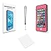 iPhone 7 Waterproof Case, Effun IP68 Certified Underwater Waterproof Shockproof Dirtproof Full Sealed Case Cover for iPhone 7 (4.7 inch) Pink [New Version]