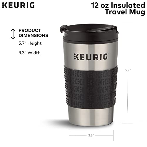 Keurig Travel Mug Fits KCup Pod Coffee Maker, 1 Count (Pack of 1), Stainless Steel Pricepulse