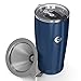 Coffee Gator Coffee Travel Mug - 20 OZ Stainless-Steel, Vacuum Insulated Tea and Coffee Tumbler for Women and Men with Leakproof Lid & Paperless Dripper, Blue