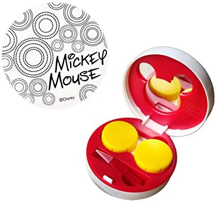 ILoveFashion®, Eye Contact Lens case, White Mickey Disney Design