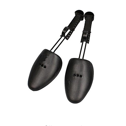 Baifeng 1 Pair Women Men's Plastic Adjustable Shoe Stretcher,2-Way Shoes Stretcher Tree Shaper, Unisex Shoe Stretcher Holder Black, Men size 25-32cm - Thumbnail 3