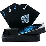 Plastic Playing Cards, PUMPUMLY 2 Decks Waterproof PVC Poker Card Classic Magic Poker Tricks Tool