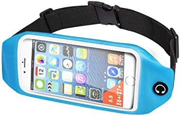 Running Belt JUNYOU Waist Bag Running Bag Waterproof Lightweight-Adjustable Fanny Pouch for Women or Men Hands Free Workout