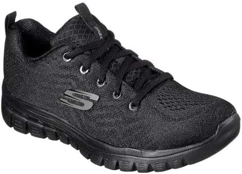 Femme Graceful Get Connected Trainers, Black Mesh / Trim, 38 EU