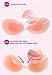 Beauties Bra Self Adhesive Silicone Invisible Push-up Sexy Strapless Seamless Bras For Women Full Coverage Girls Underwear (B Cup-Double Thickness, Nude)