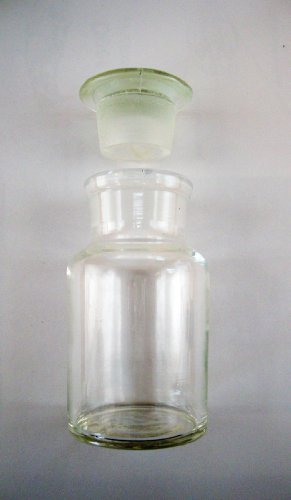 Reagent Bottle, Clear Glass, Wide Mouth, 125ml / 4 Oz
