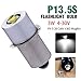 TRLIFE LED Flashlight, Maglight LED Replacement for 3-16 C&D Cells, 3W 12V-18V Bulbs (1 Pack)