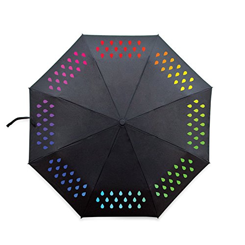Suck-UK-Color-Colour-Change-Folding-Travel-Umbrella-Lightweight-Weatherproof-Unisex-Adult-Multi
