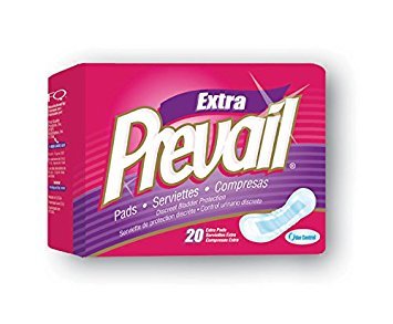 PrevailÂ® Bladder Control Pads - Moderate to Heavy Incontinence Protection - Case/192 (Ultra Absorbency (4